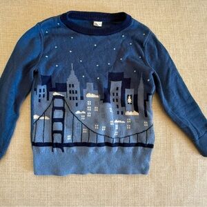 Skyline Blue Kids Sweater